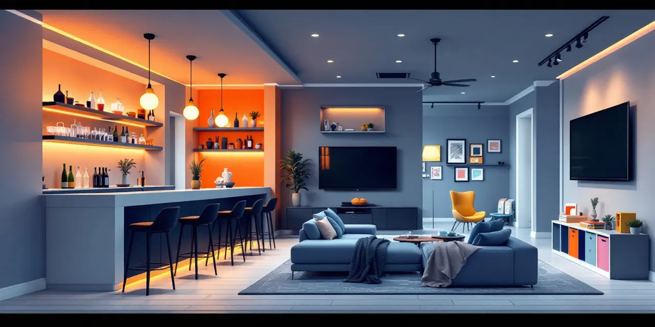 Basement Entertainment & Bar Ideas for Winnipeg Homes