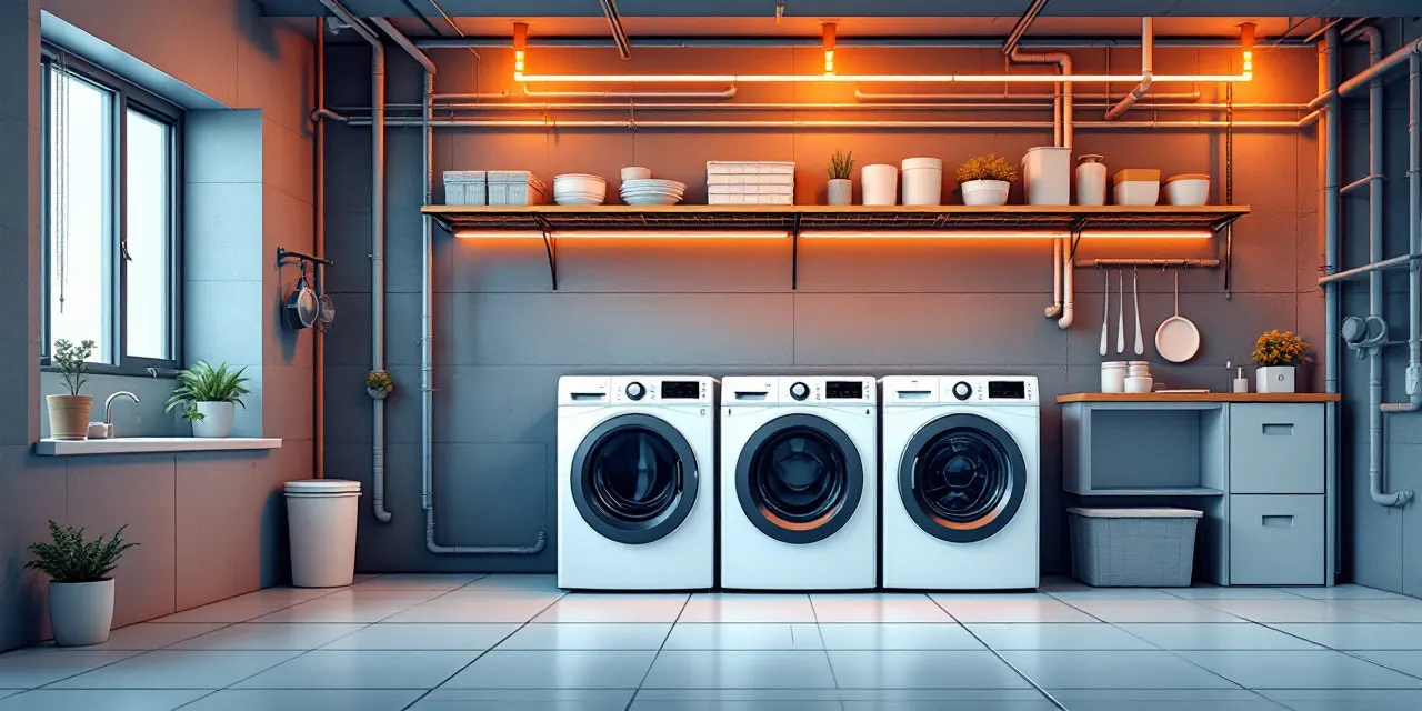 Basement Laundry & Utility Renovations in Winnipeg