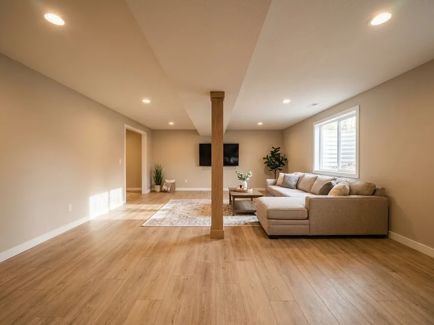 After — Family room — open living space